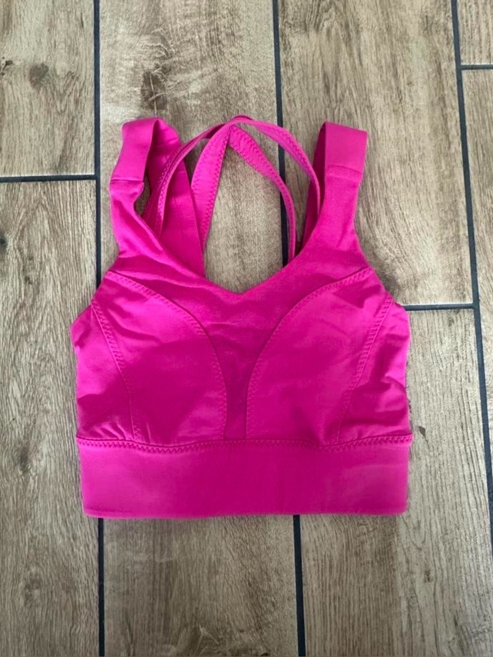 Lululemon Oxygen Sports Bra Raspberry Pink Size 2 Adjustable